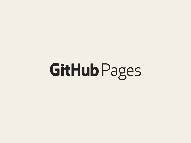 GitHub Pages